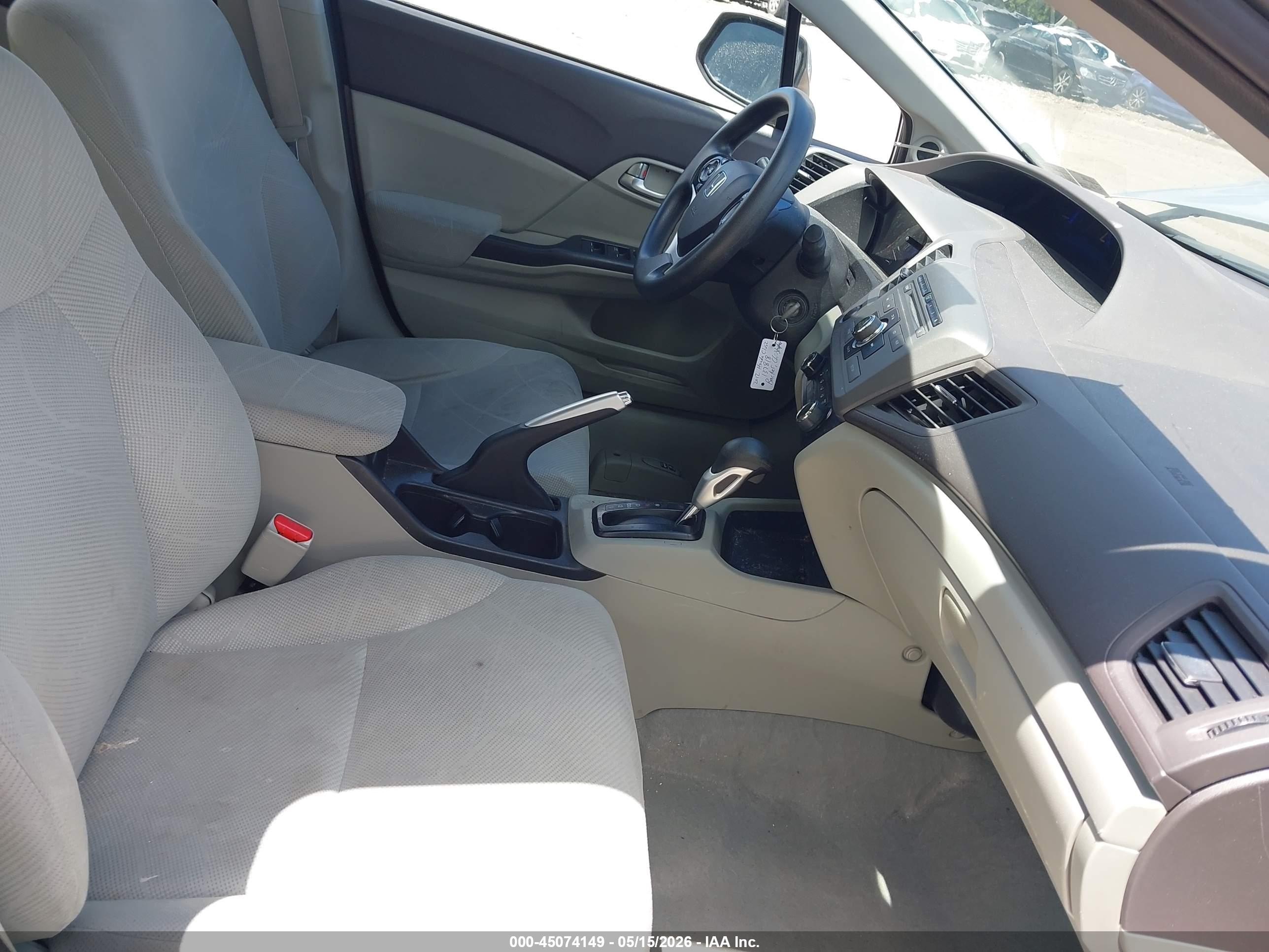 2012 Honda Civic Ex Silver vin: 19XFB2F82CE335964