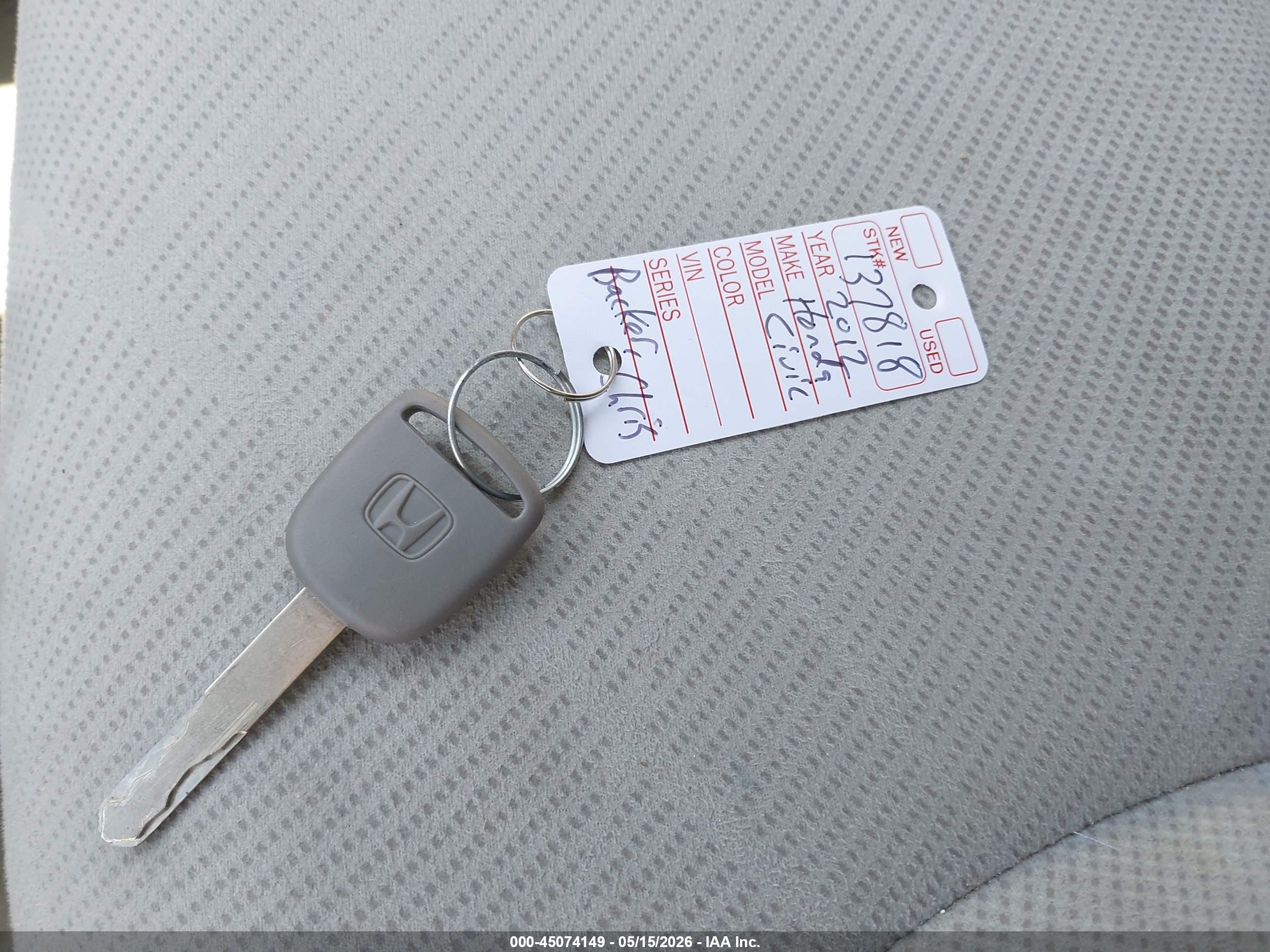 2012 Honda Civic Ex Silver vin: 19XFB2F82CE335964
