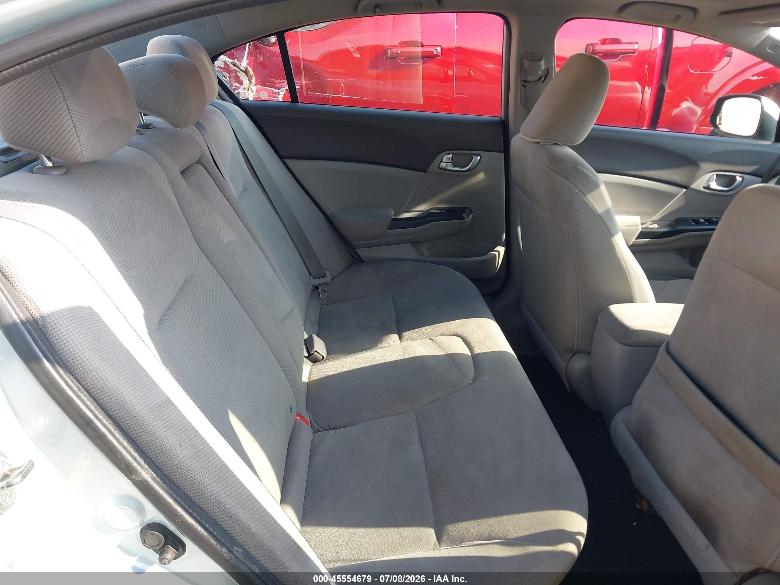 2012 Honda Civic Ex Silver vin: 19XFB2F82CE345720