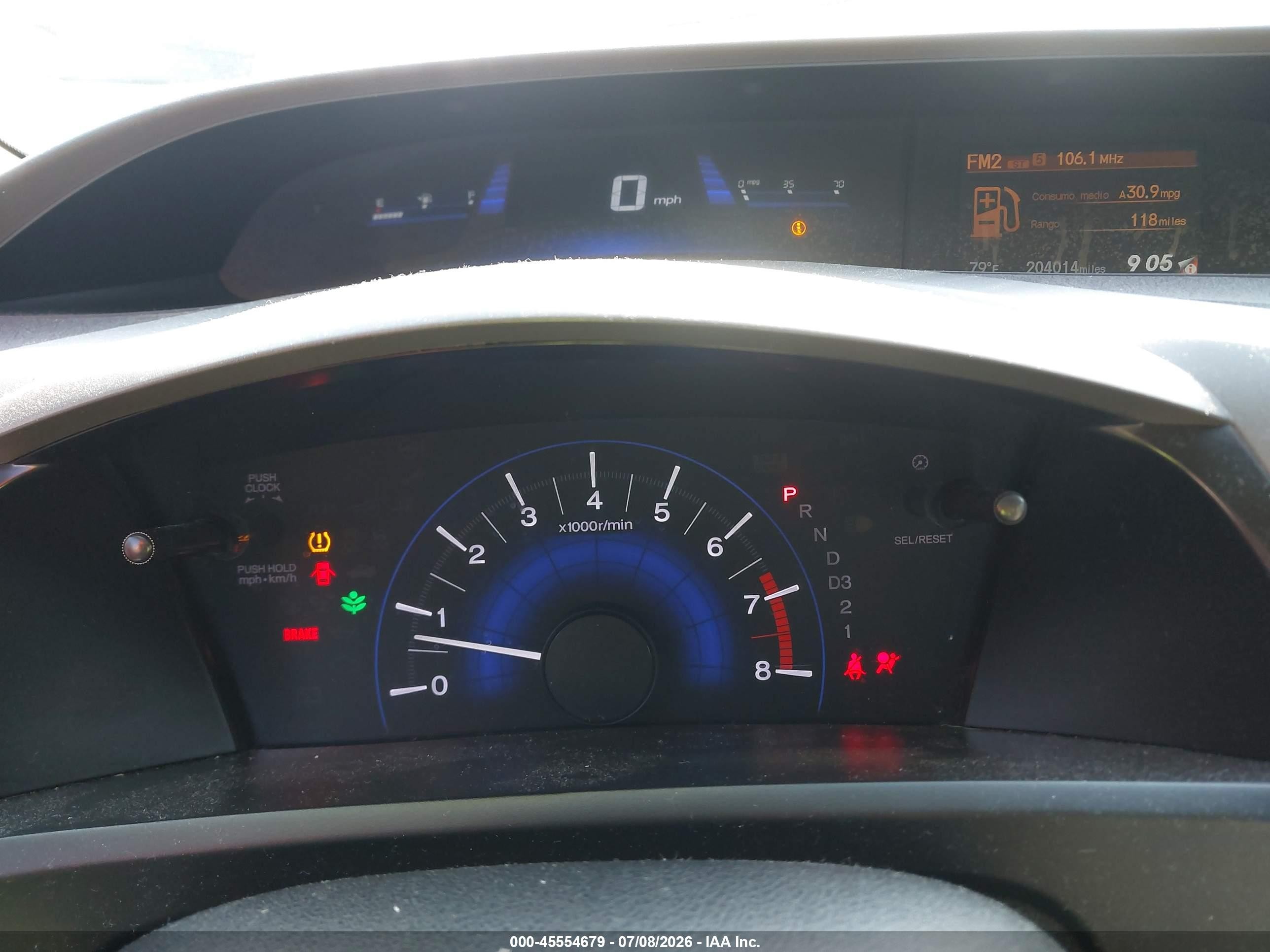 2012 Honda Civic Ex Silver vin: 19XFB2F82CE345720