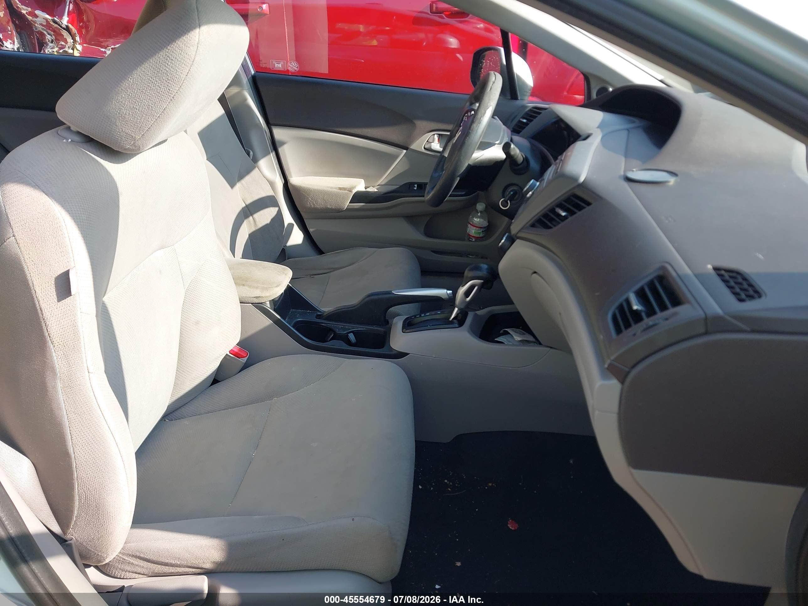 2012 Honda Civic Ex Silver vin: 19XFB2F82CE345720