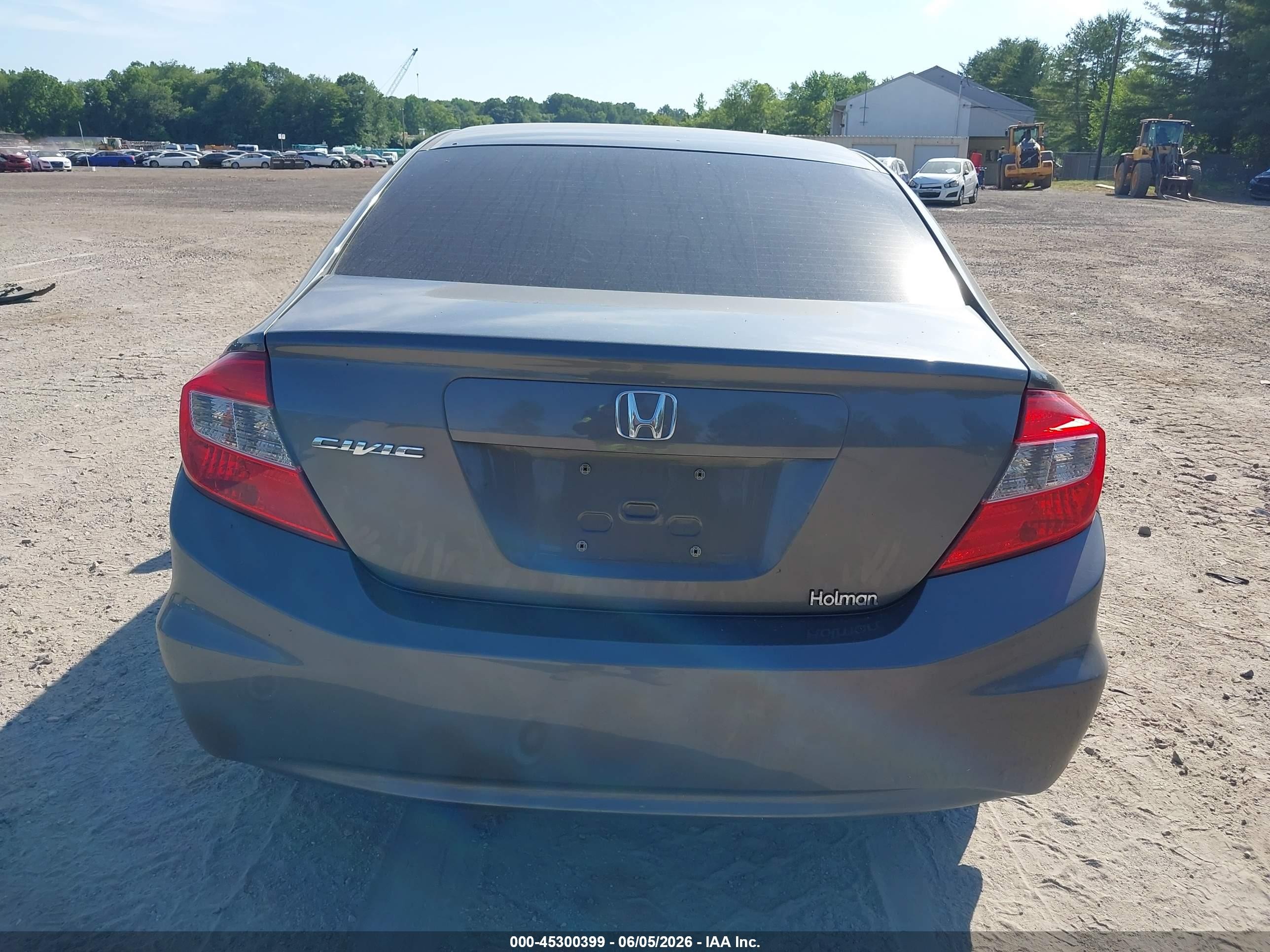 2012 Honda Civic Ex Gray vin: 19XFB2F82CE381942