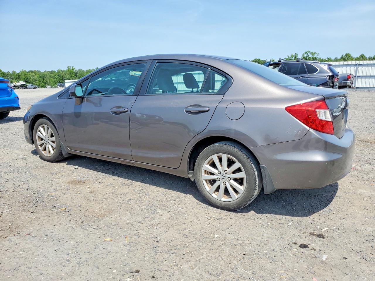 2012 Honda Civic Ex Gray vin: 19XFB2F82CE383576