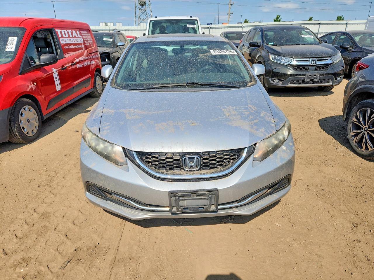 2013 Honda Civic Ex Silver vin: 19XFB2F82DE023967