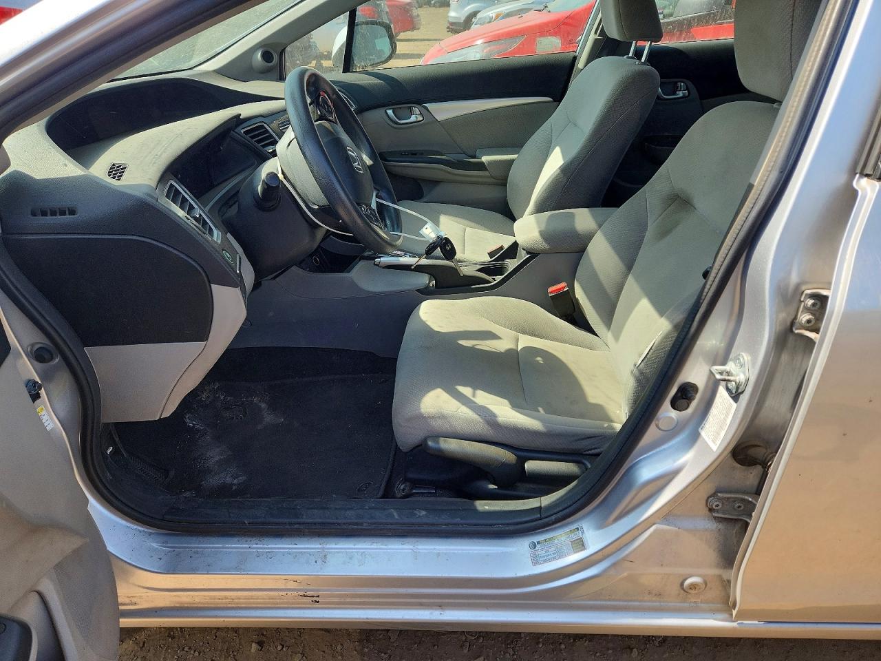 2013 Honda Civic Ex Silver vin: 19XFB2F82DE023967