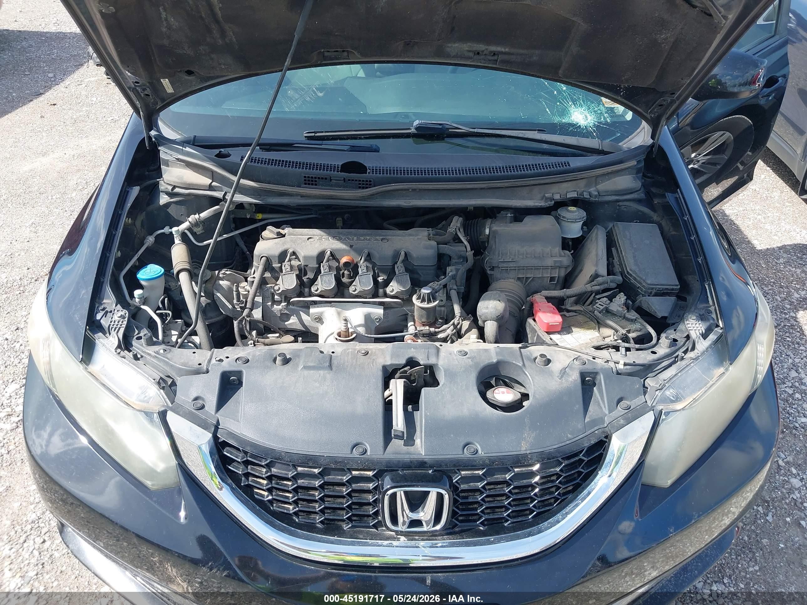 2013 Honda Civic Ex Black vin: 19XFB2F82DE026917