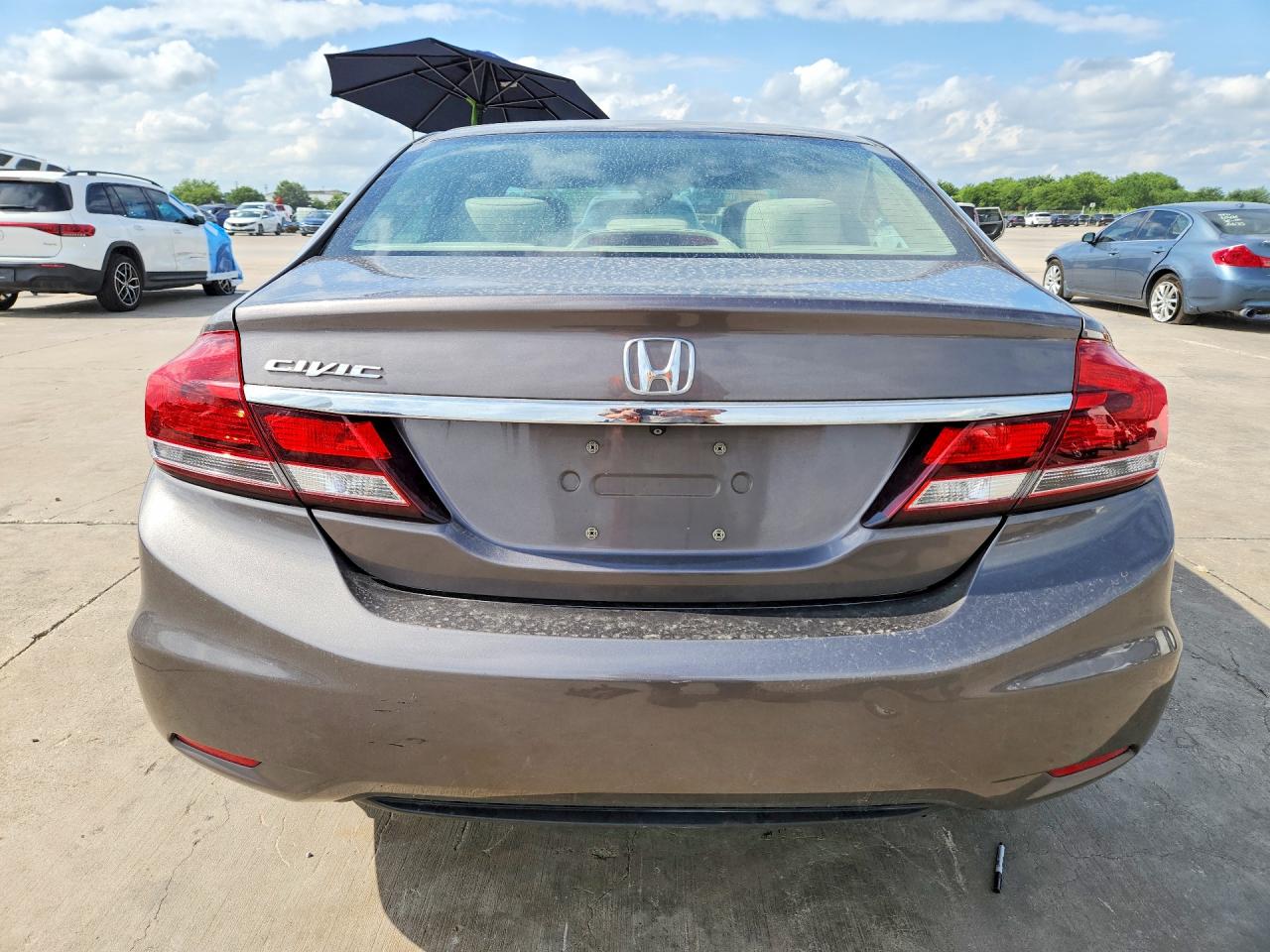 2013 Honda Civic Ex Gray vin: 19XFB2F82DE032183