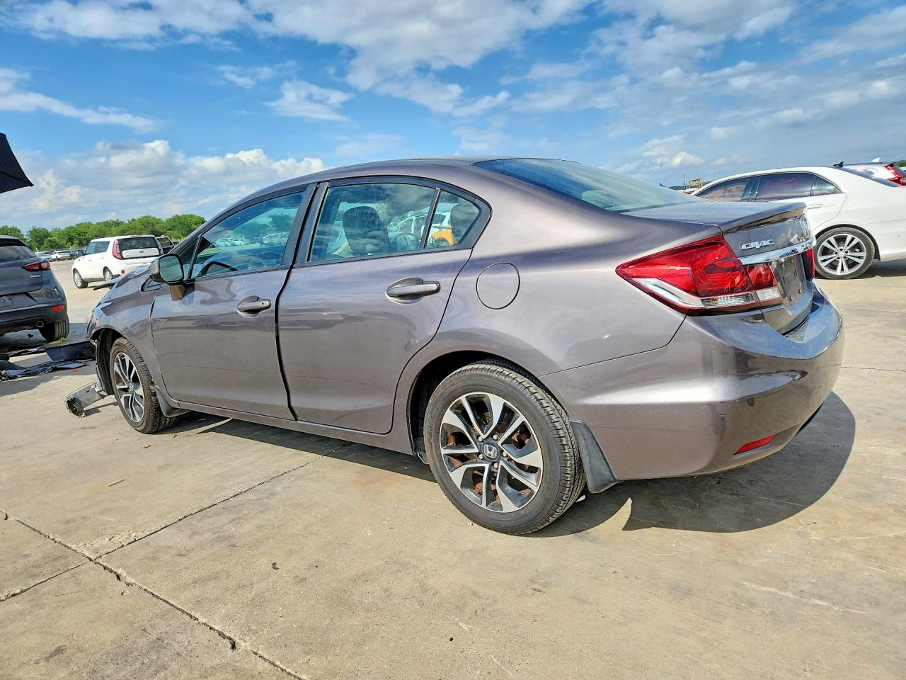 2013 Honda Civic Ex Gray vin: 19XFB2F82DE032183