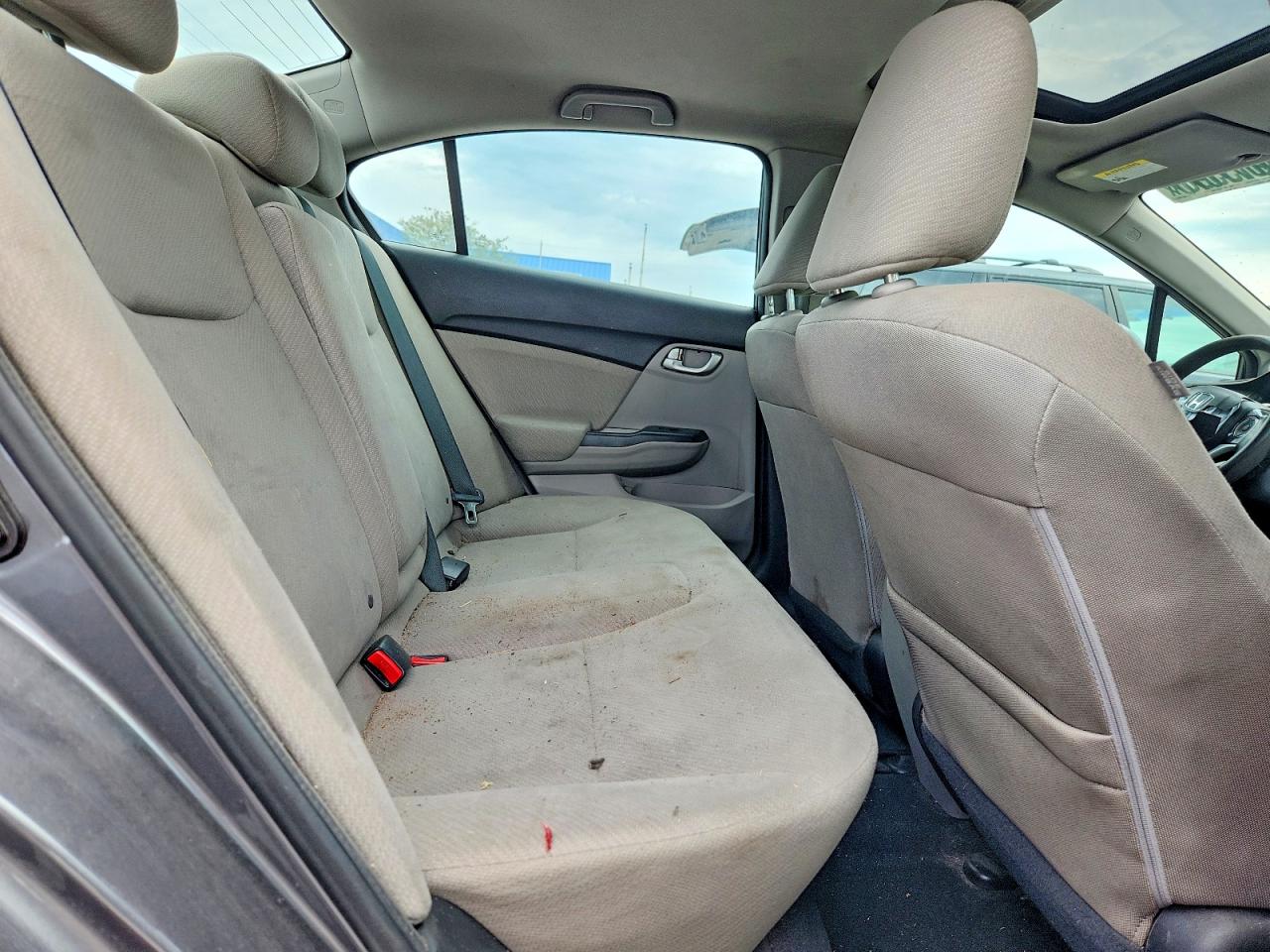 2013 Honda Civic Ex Gray vin: 19XFB2F82DE061750