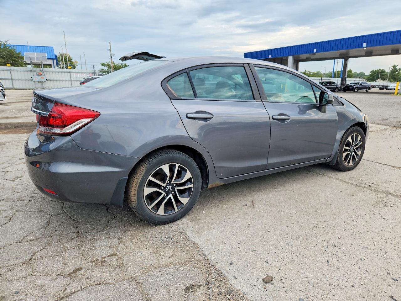 2013 Honda Civic Ex Gray vin: 19XFB2F82DE061750