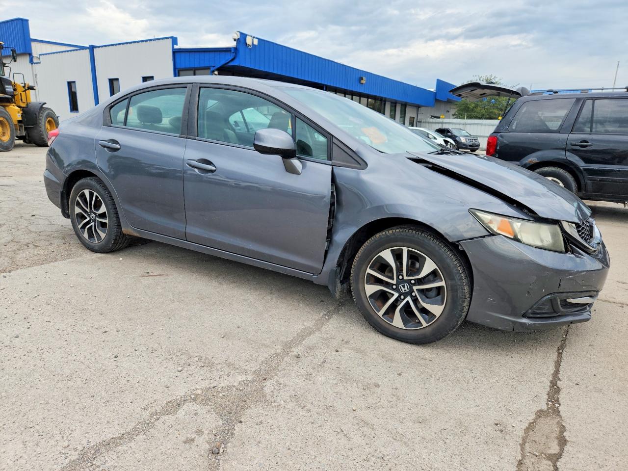 2013 Honda Civic Ex Gray vin: 19XFB2F82DE061750