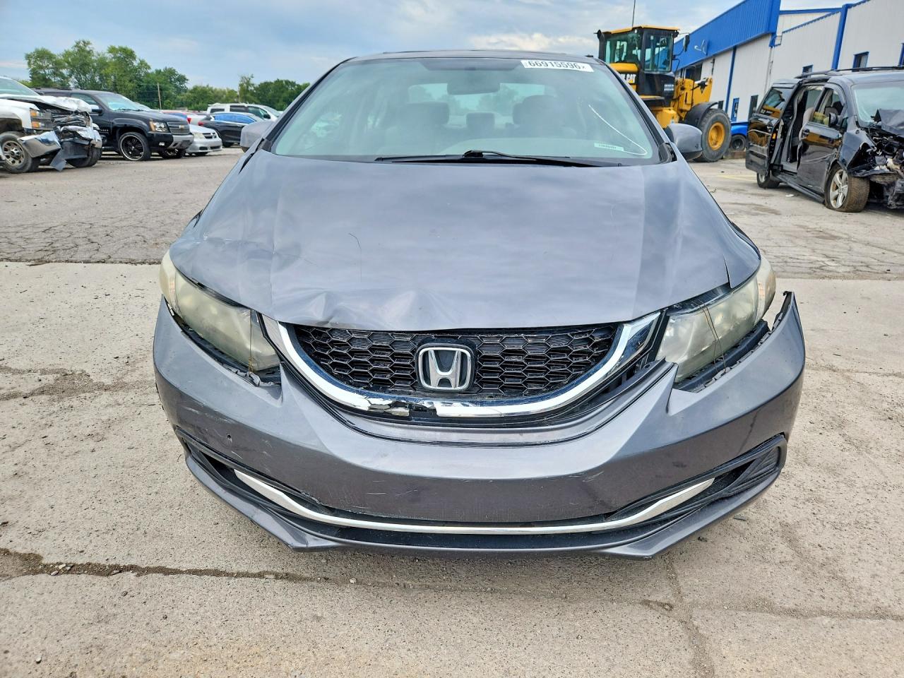 2013 Honda Civic Ex Gray vin: 19XFB2F82DE061750