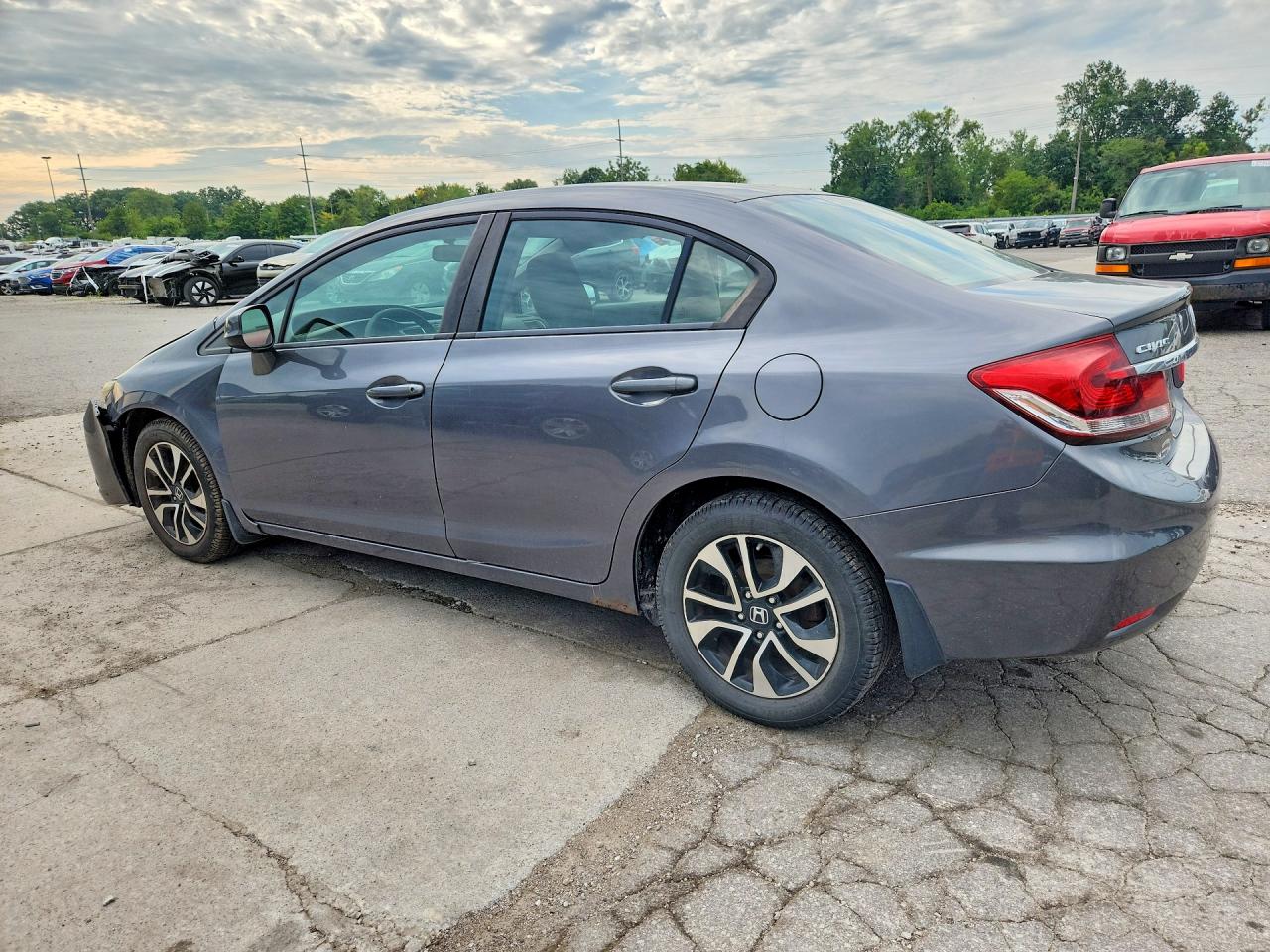2013 Honda Civic Ex Gray vin: 19XFB2F82DE061750