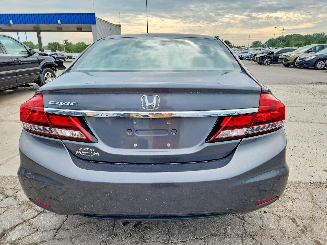 2013 Honda Civic Ex Gray vin: 19XFB2F82DE061750