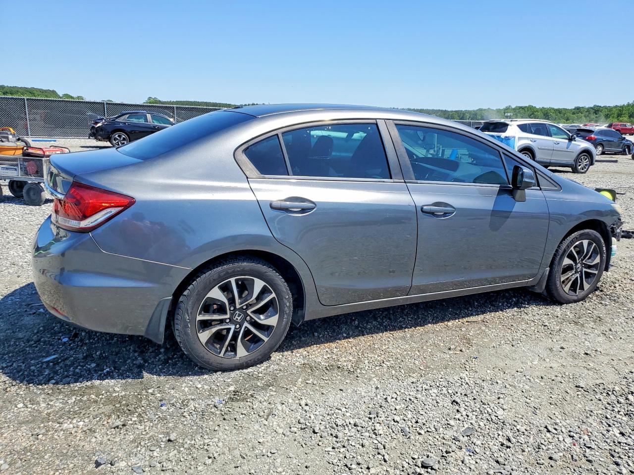 2013 Honda Civic Ex Gray vin: 19XFB2F82DE062400