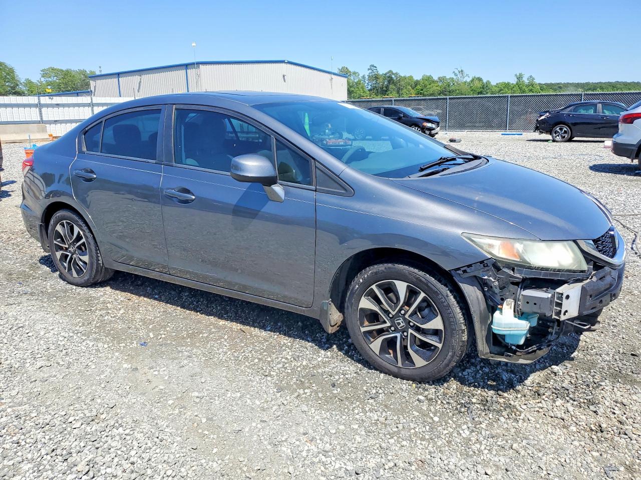 2013 Honda Civic Ex Gray vin: 19XFB2F82DE062400