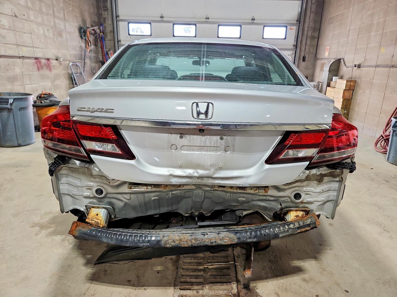2013 Honda Civic Ex Silver vin: 19XFB2F82DE067998