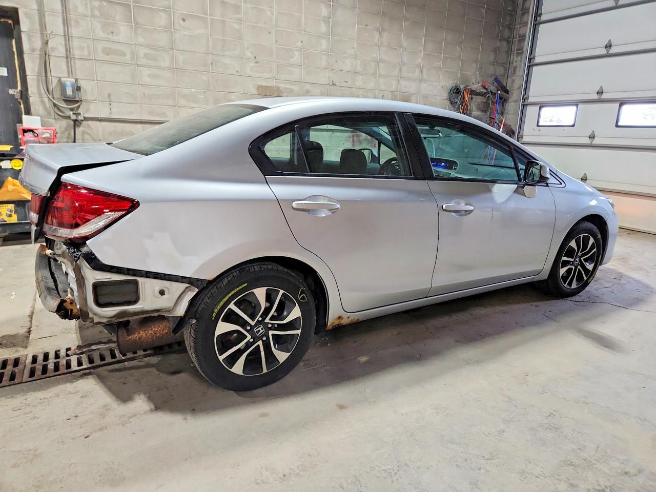 2013 Honda Civic Ex Silver vin: 19XFB2F82DE067998