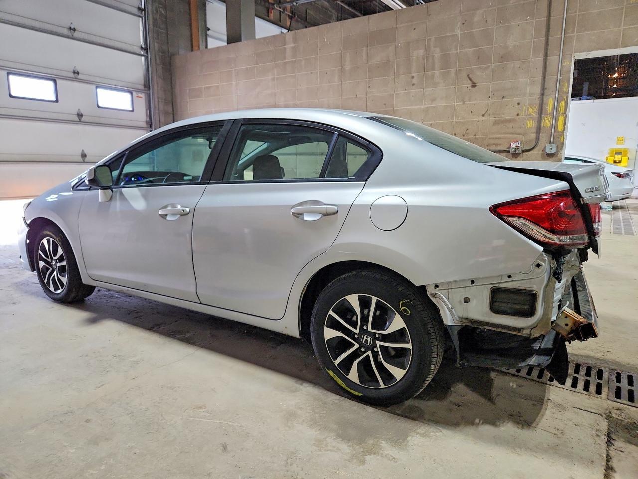 2013 Honda Civic Ex Silver vin: 19XFB2F82DE067998