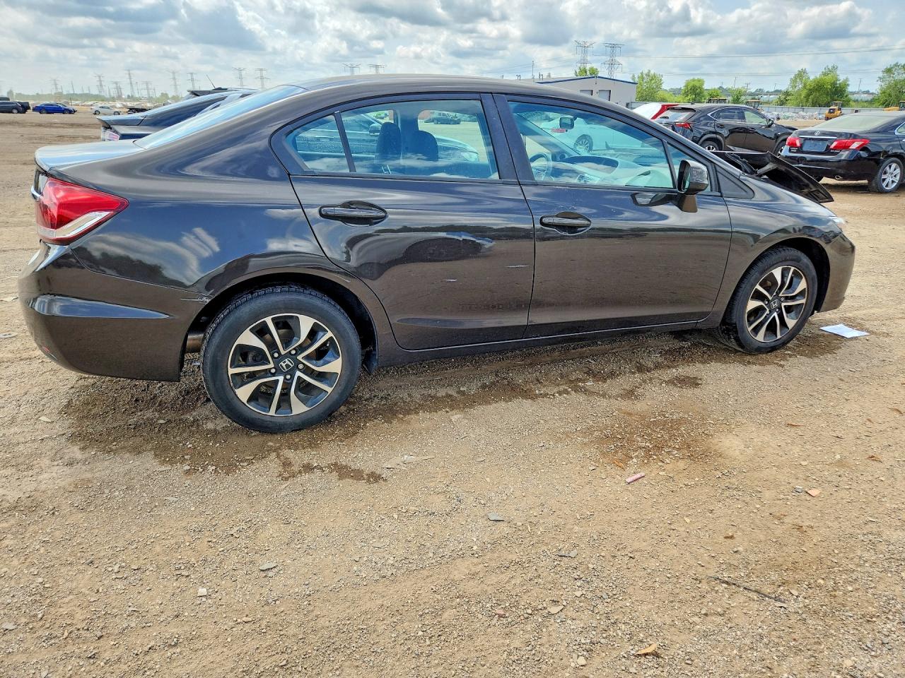 2013 Honda Civic Ex Black vin: 19XFB2F82DE072327
