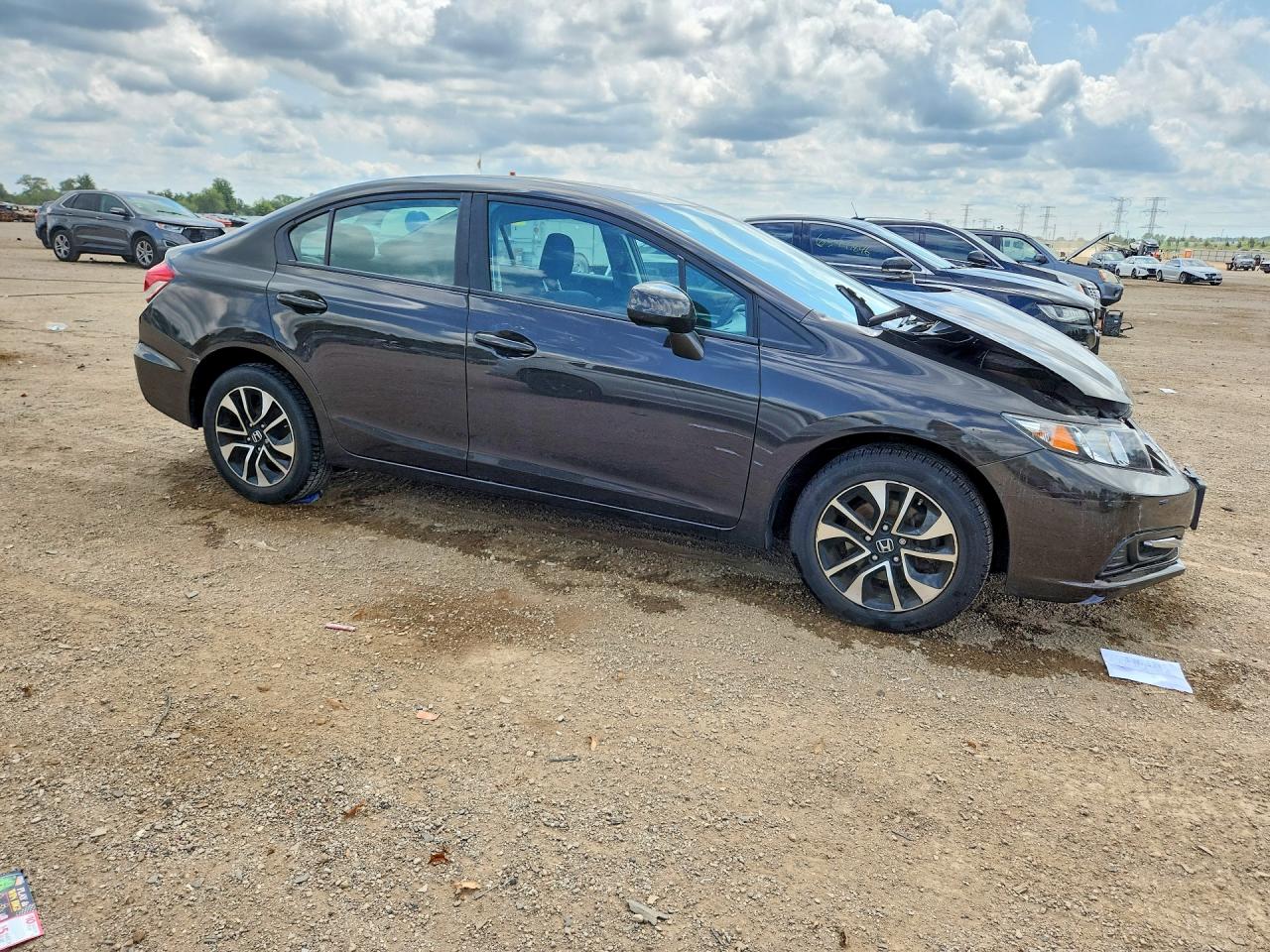 2013 Honda Civic Ex Black vin: 19XFB2F82DE072327
