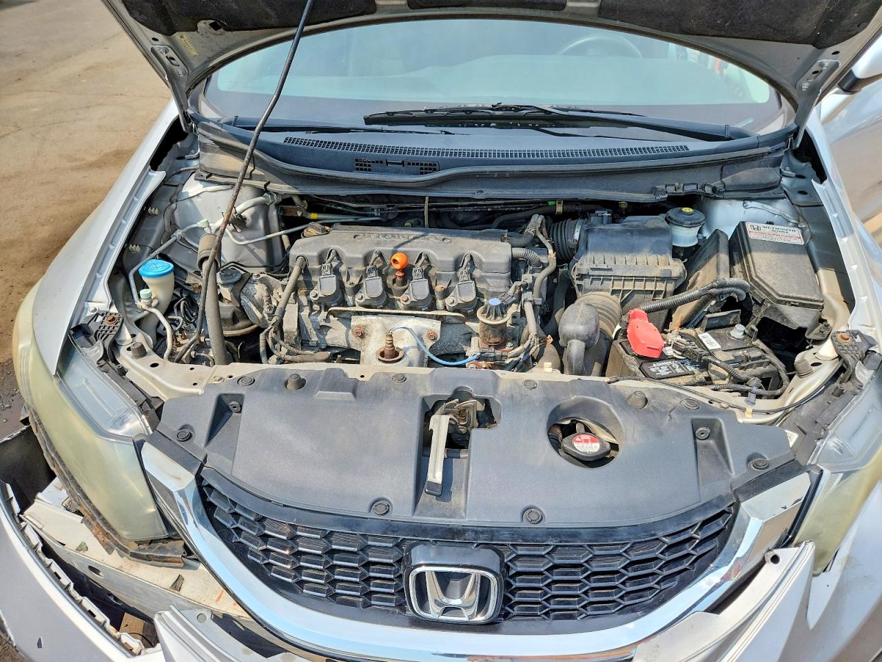 2013 Honda Civic Ex Silver vin: 19XFB2F82DE212912