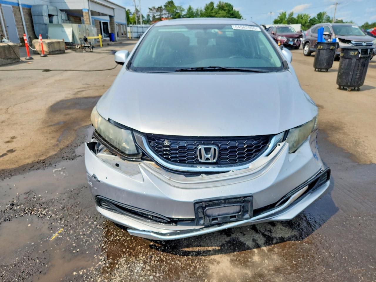 2013 Honda Civic Ex Silver vin: 19XFB2F82DE212912