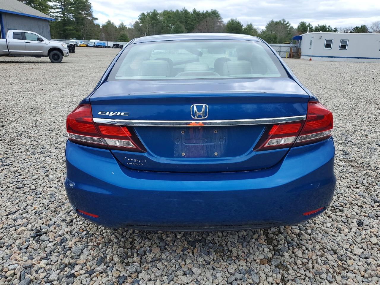 2013 Honda Civic Ex Blue vin: 19XFB2F82DE225272