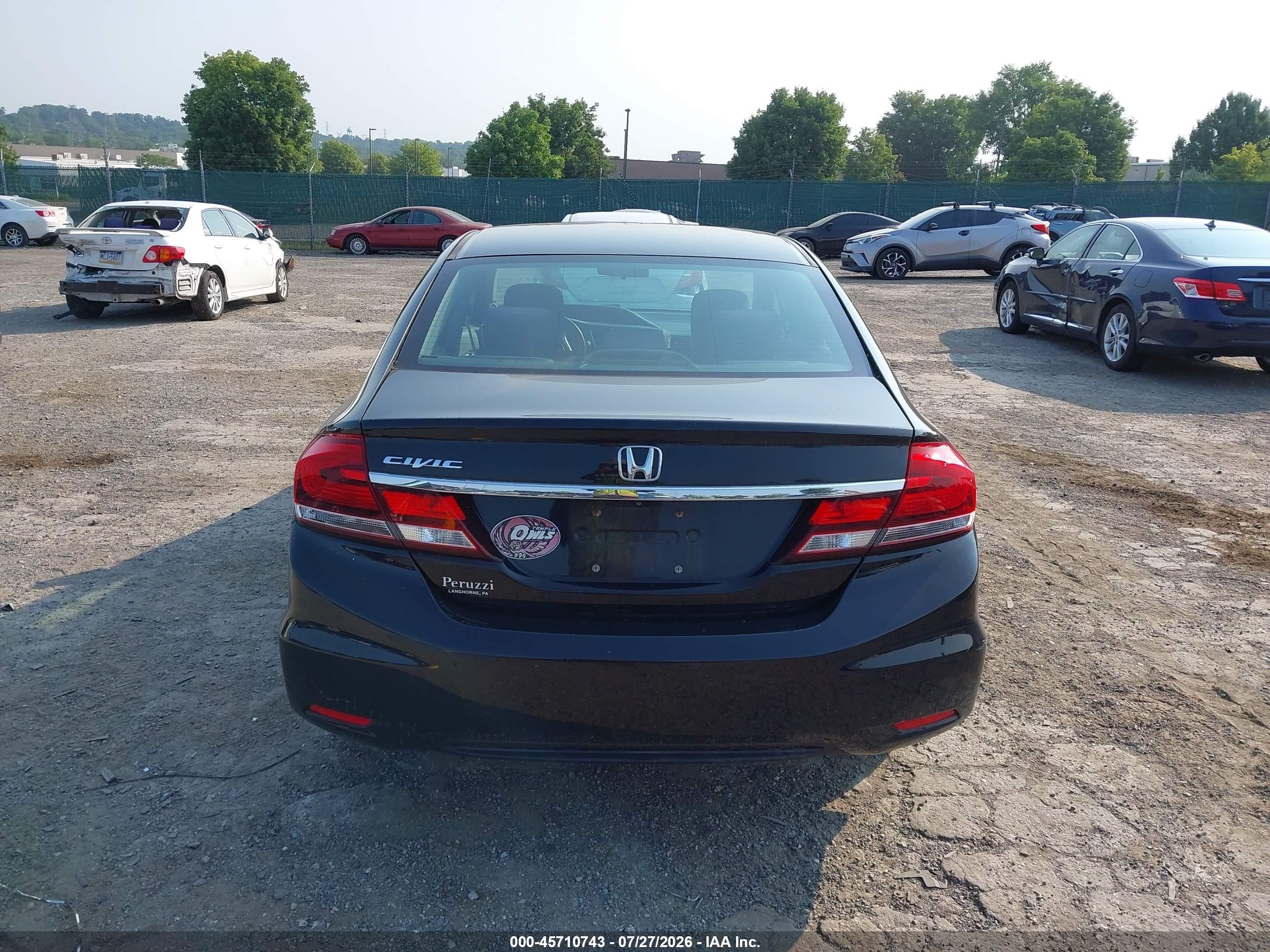 2013 Honda Civic Ex Черный vin: 19XFB2F82DE235672