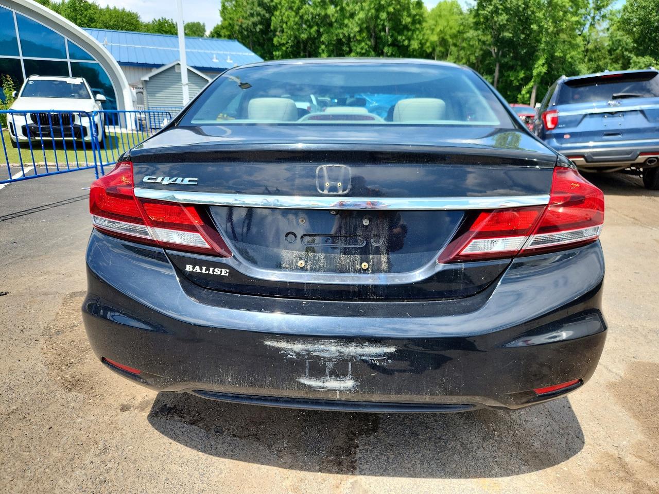 2013 Honda Civic Ex Black vin: 19XFB2F82DE283401