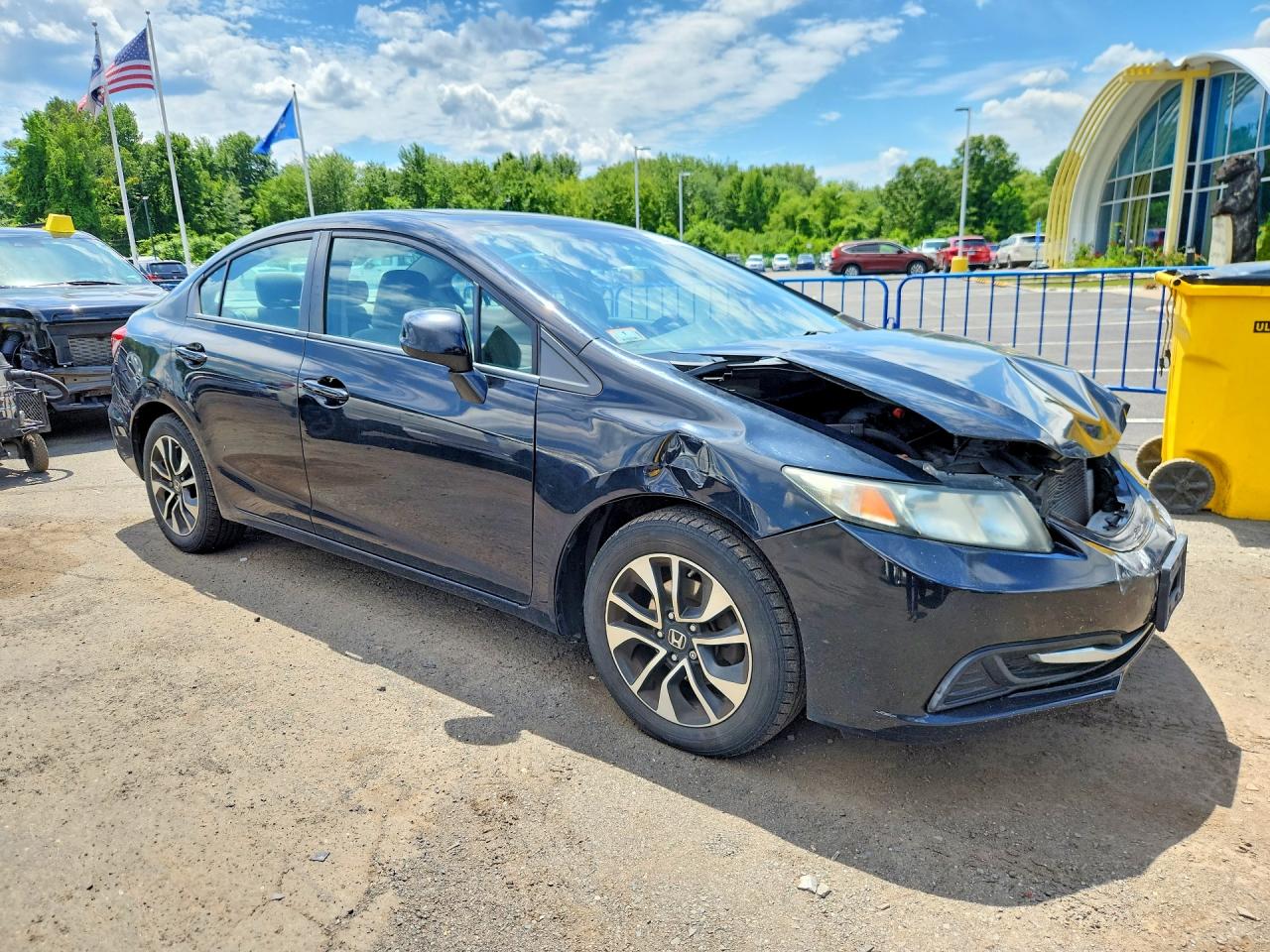 2013 Honda Civic Ex Black vin: 19XFB2F82DE283401