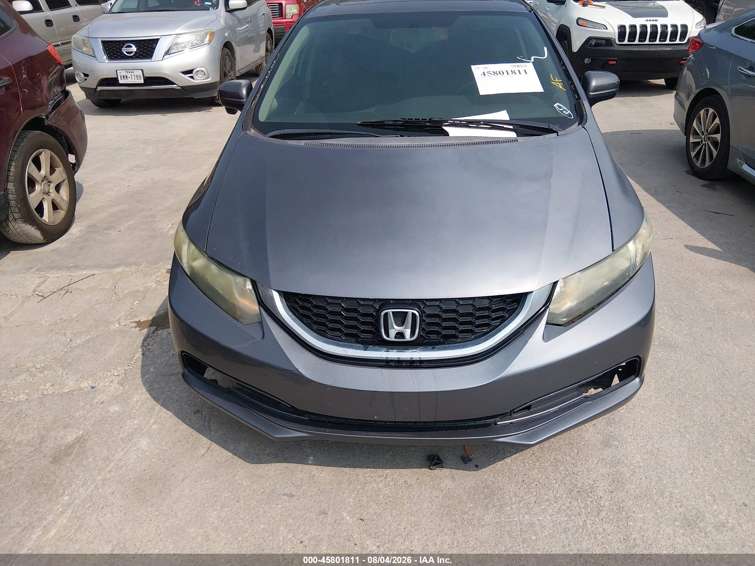 2014 Honda Civic Ex Gray vin: 19XFB2F82EE019032