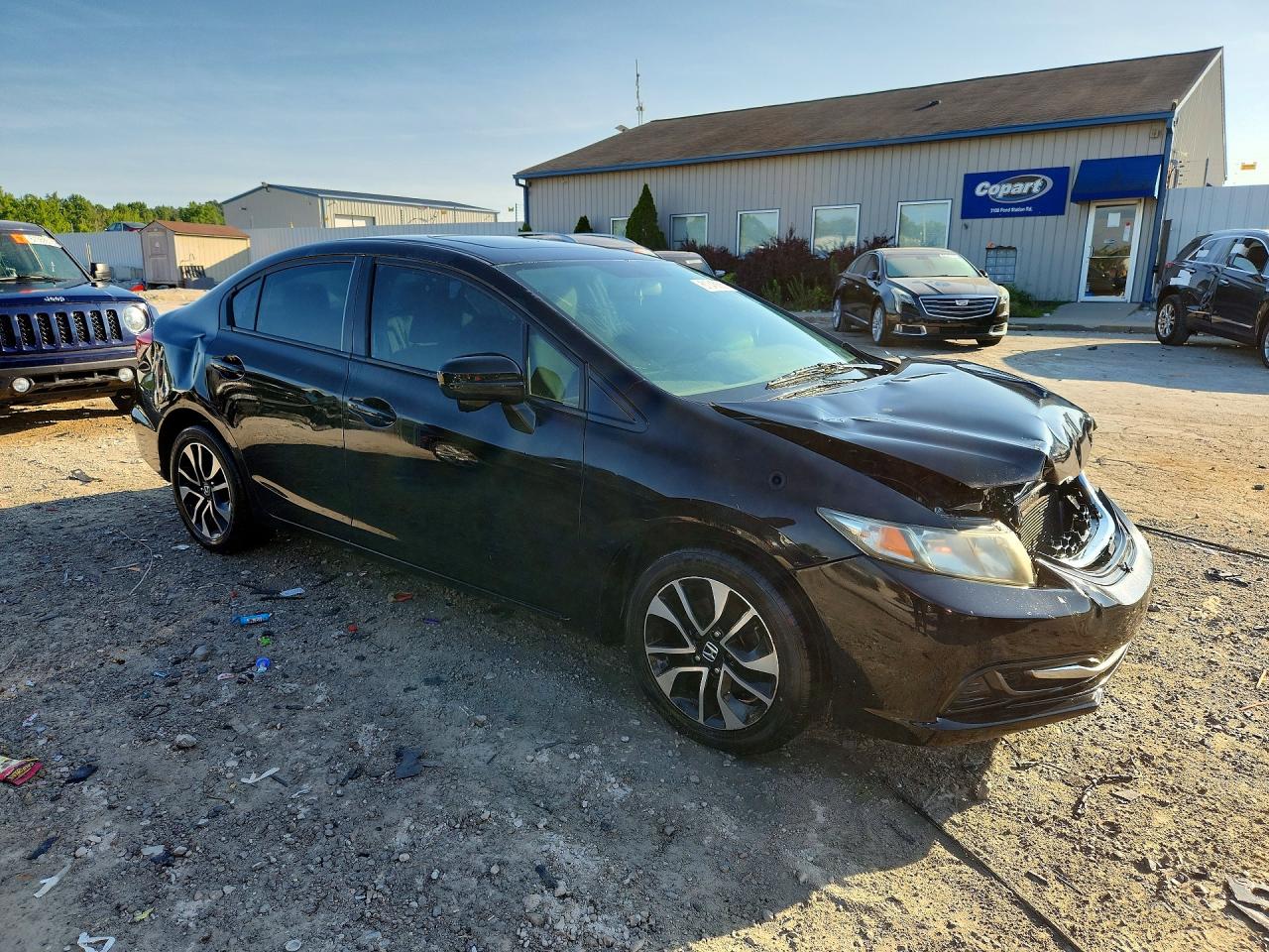 2014 Honda Civic Ex Black vin: 19XFB2F82EE051897