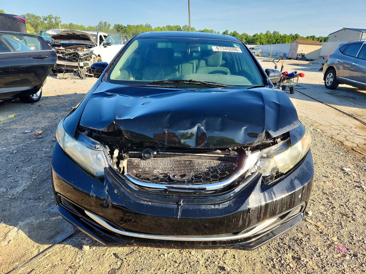 2014 Honda Civic Ex Black vin: 19XFB2F82EE051897