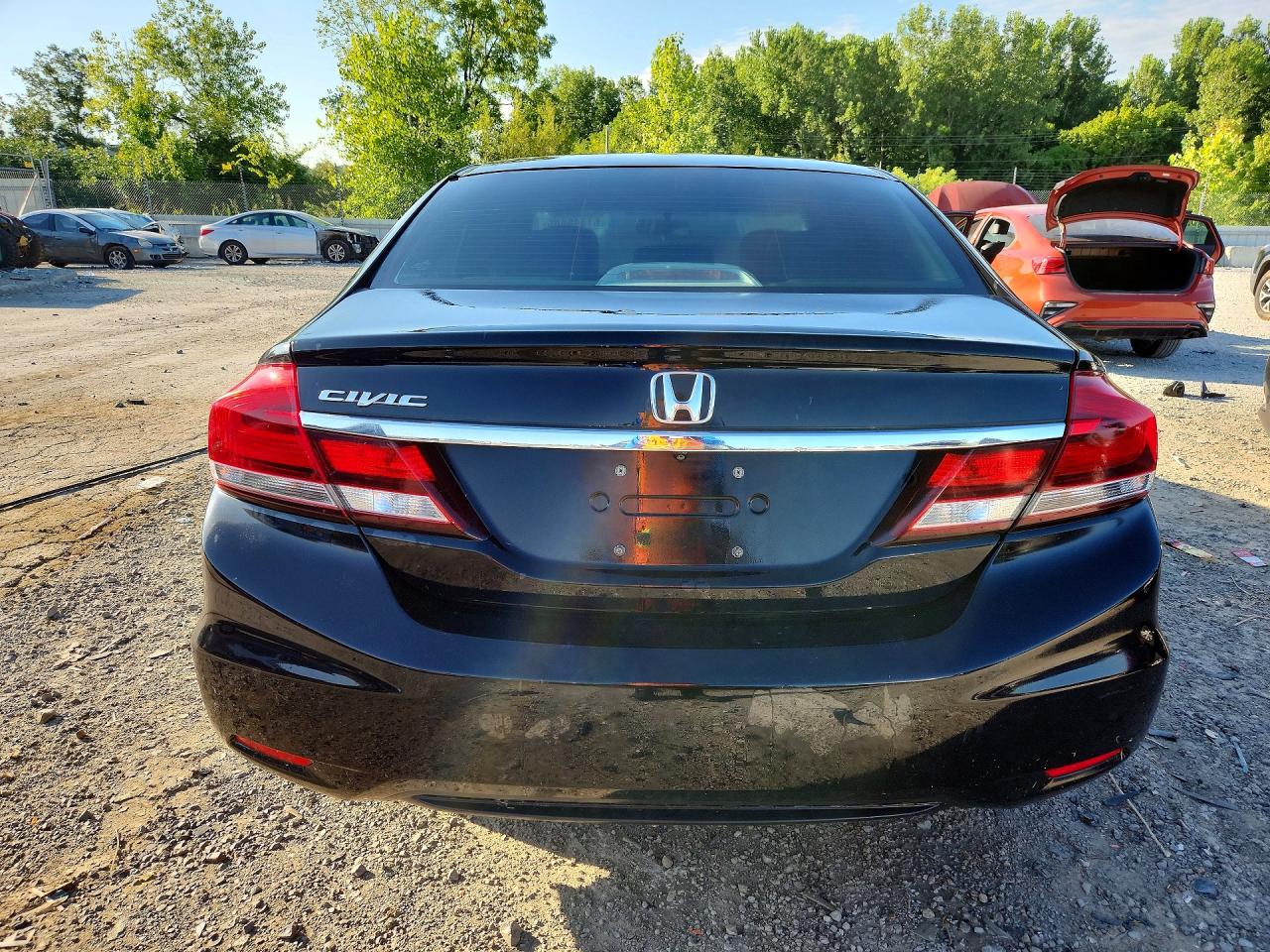 2014 Honda Civic Ex Black vin: 19XFB2F82EE051897