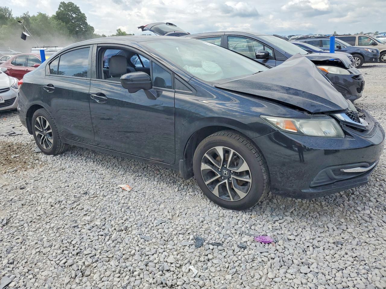 2014 Honda Civic Ex Черный vin: 19XFB2F82EE059644