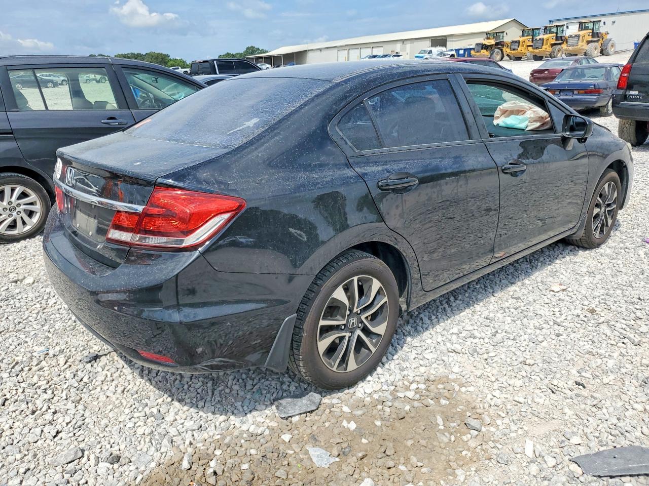 2014 Honda Civic Ex Черный vin: 19XFB2F82EE059644
