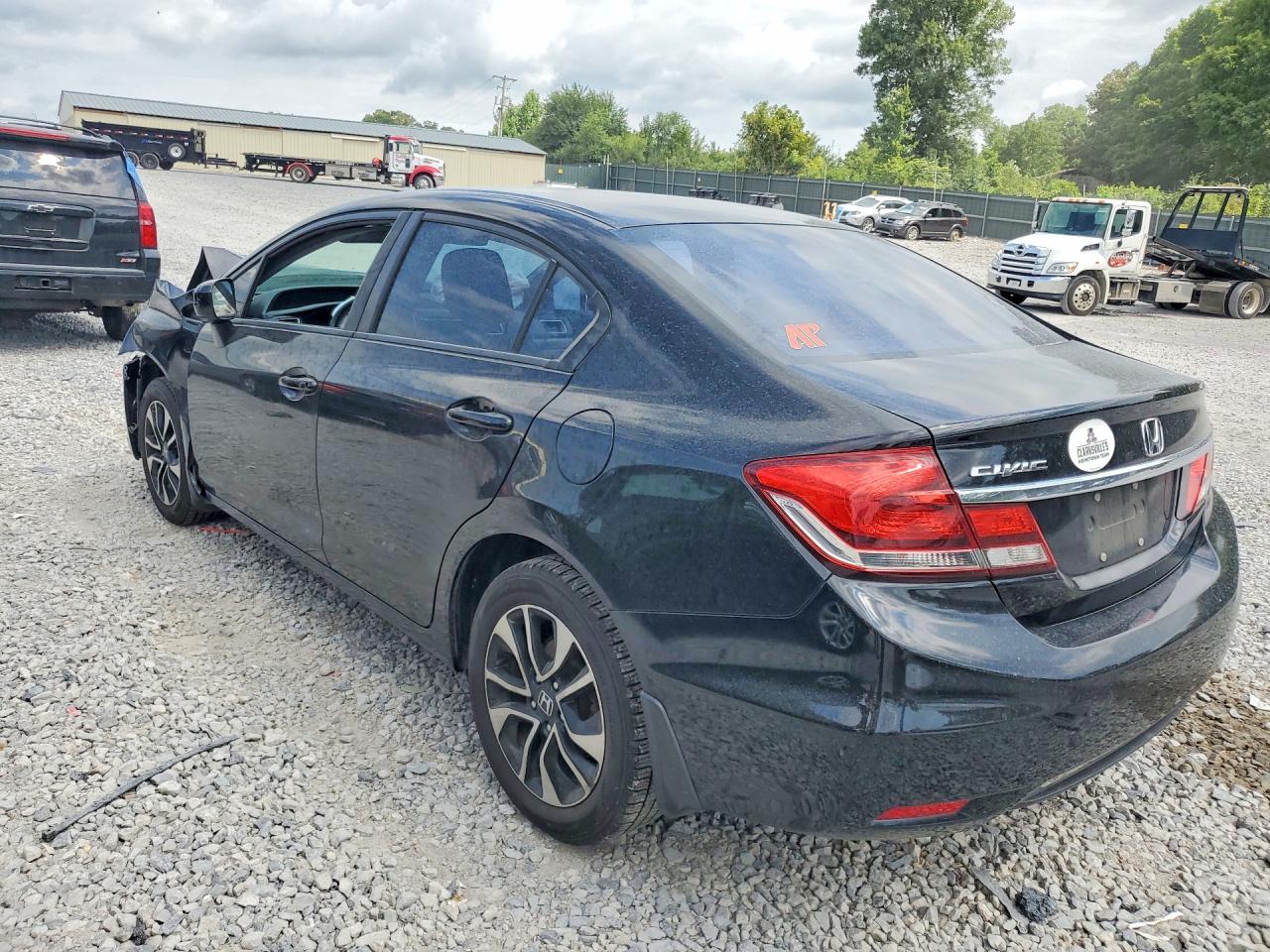 2014 Honda Civic Ex Черный vin: 19XFB2F82EE059644
