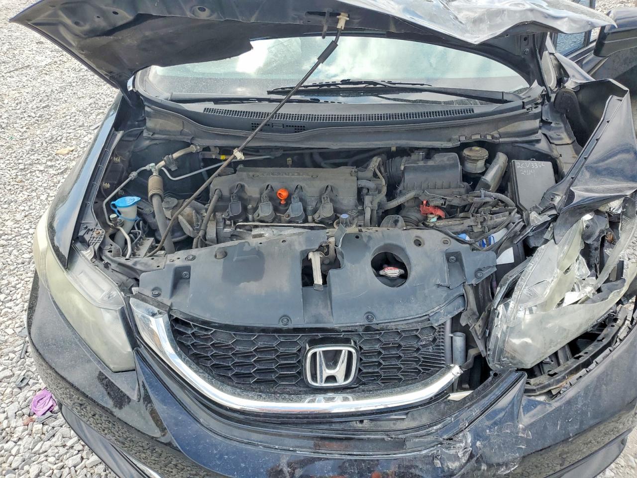 2014 Honda Civic Ex Черный vin: 19XFB2F82EE059644