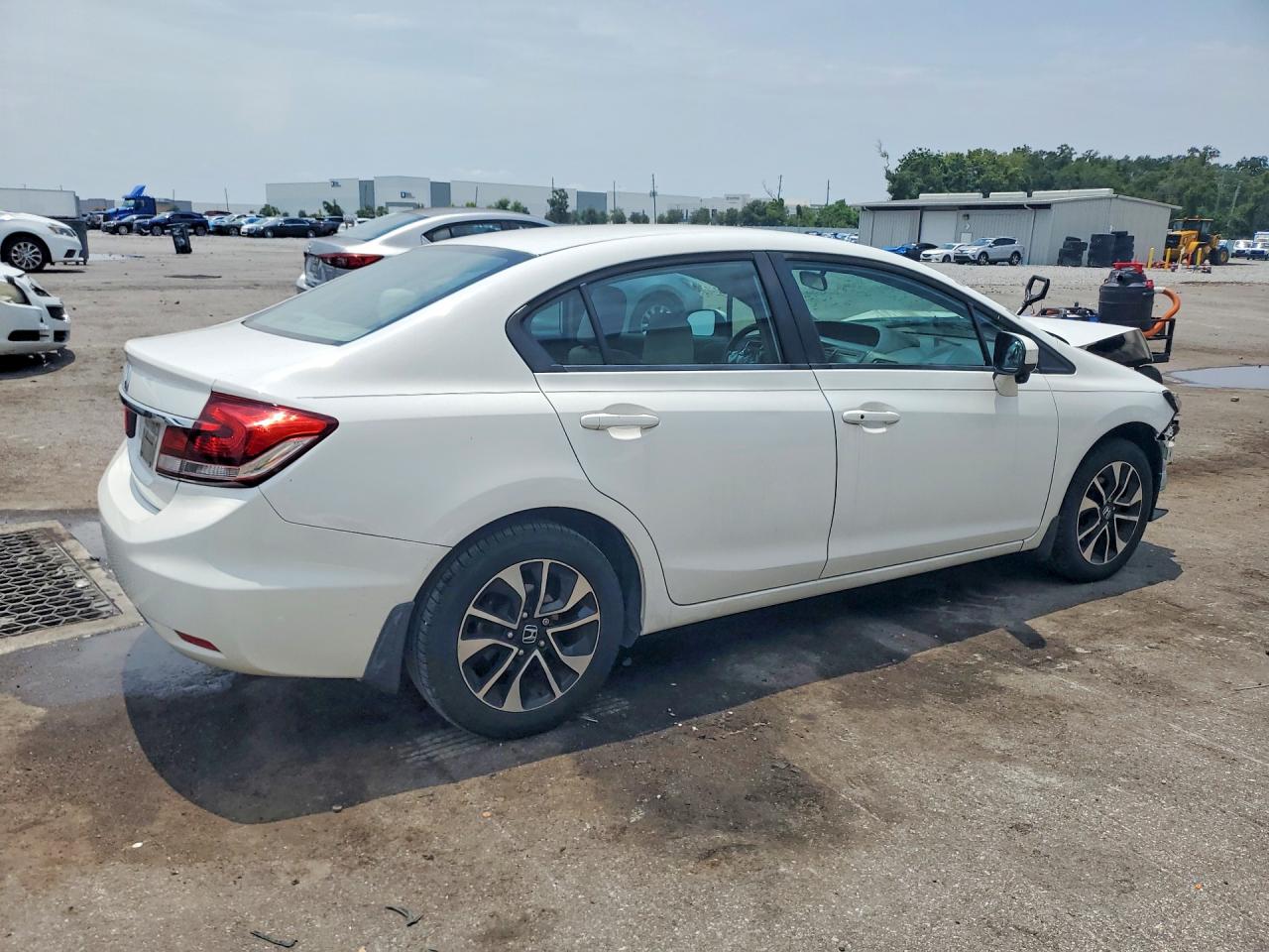 2014 Honda Civic Ex White vin: 19XFB2F82EE063290