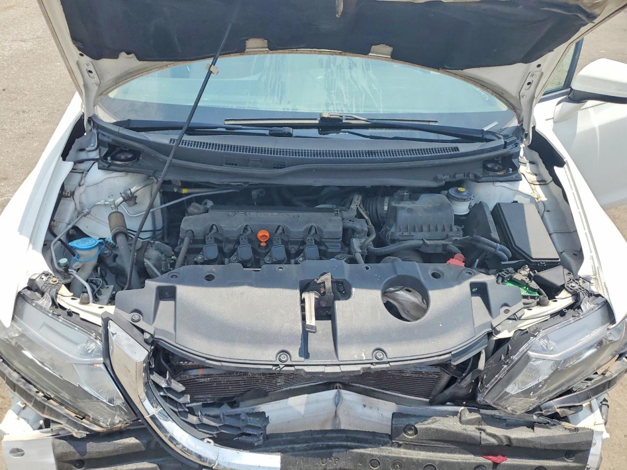 2014 Honda Civic Ex White vin: 19XFB2F82EE063290