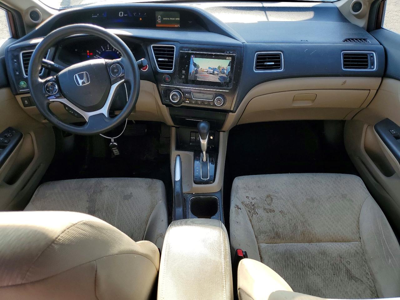 2014 Honda Civic Ex Burgundy vin: 19XFB2F82EE072409