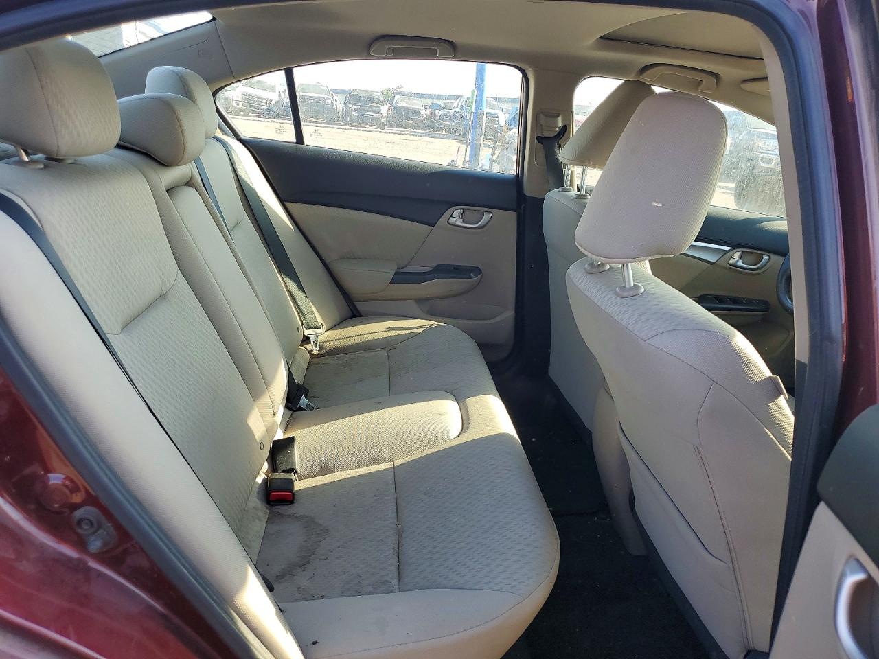 2014 Honda Civic Ex Burgundy vin: 19XFB2F82EE072409