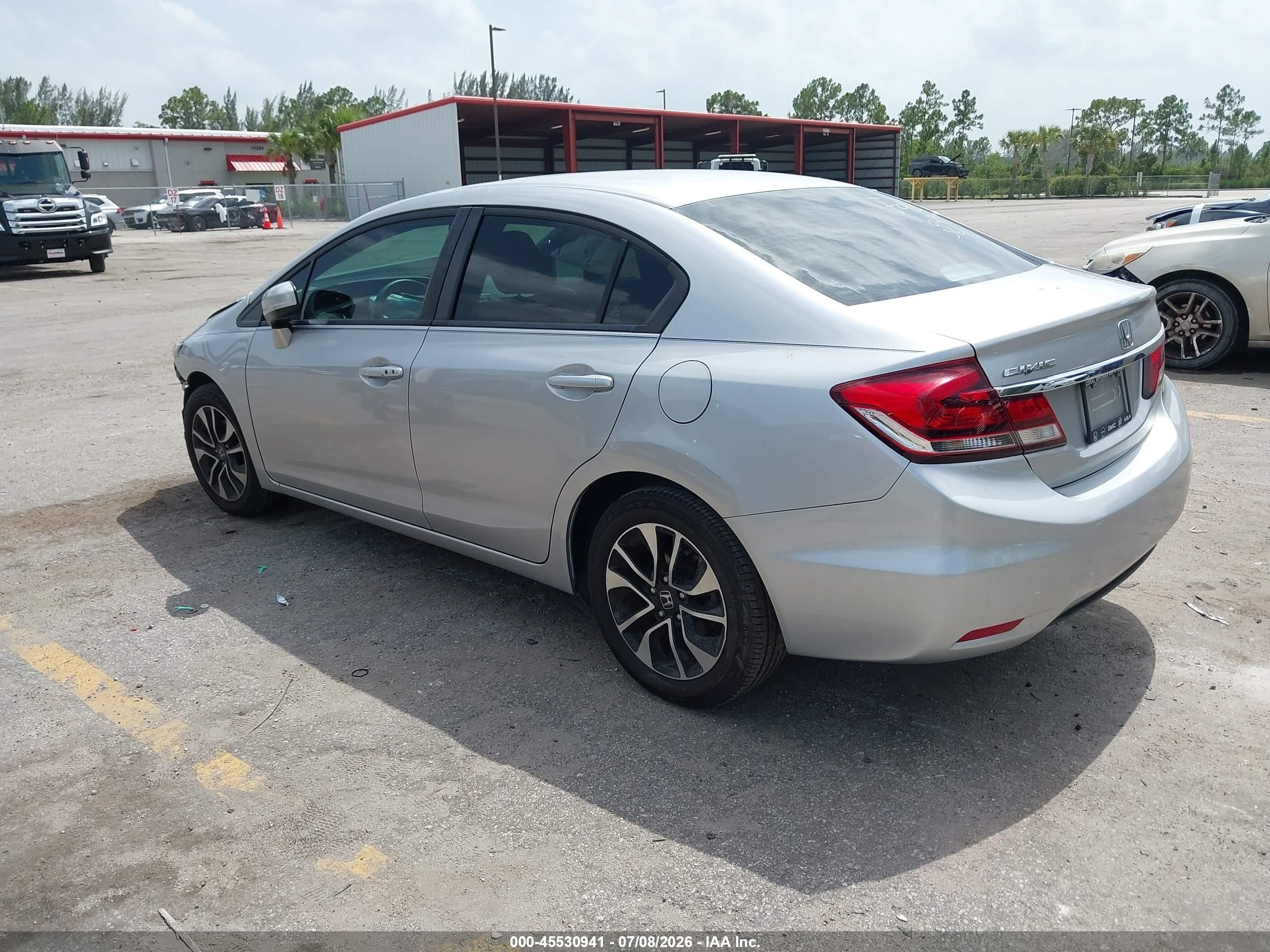 2014 Honda Civic Ex Серебряный vin: 19XFB2F82EE073124