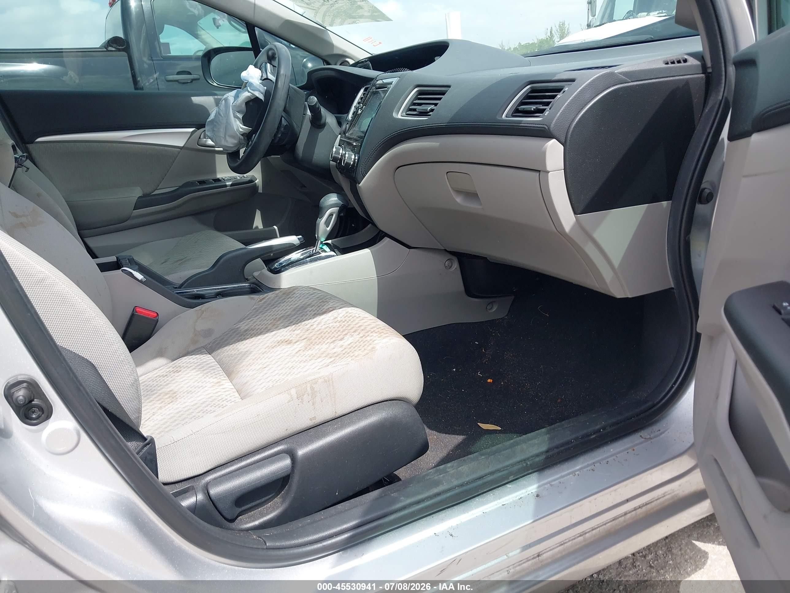 2014 Honda Civic Ex Серебряный vin: 19XFB2F82EE073124