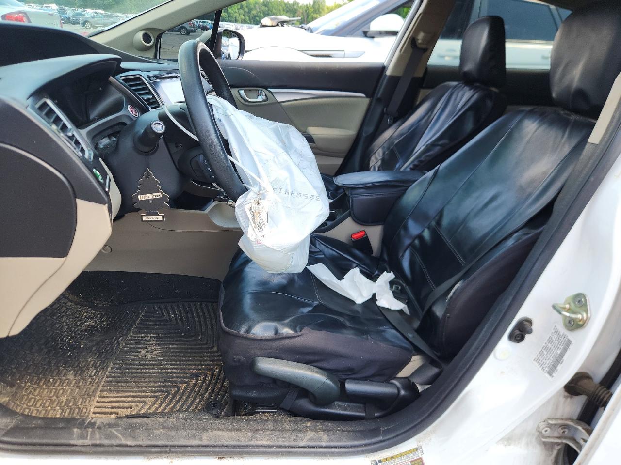 2014 Honda Civic Ex White vin: 19XFB2F82EE206707
