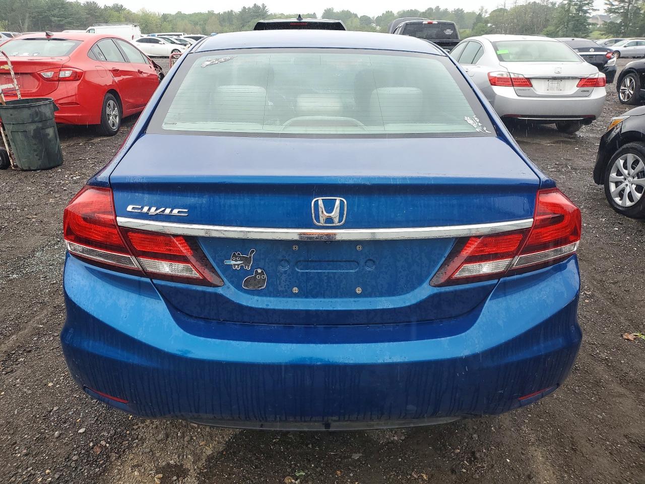 2014 Honda Civic Ex Blue vin: 19XFB2F82EE211762