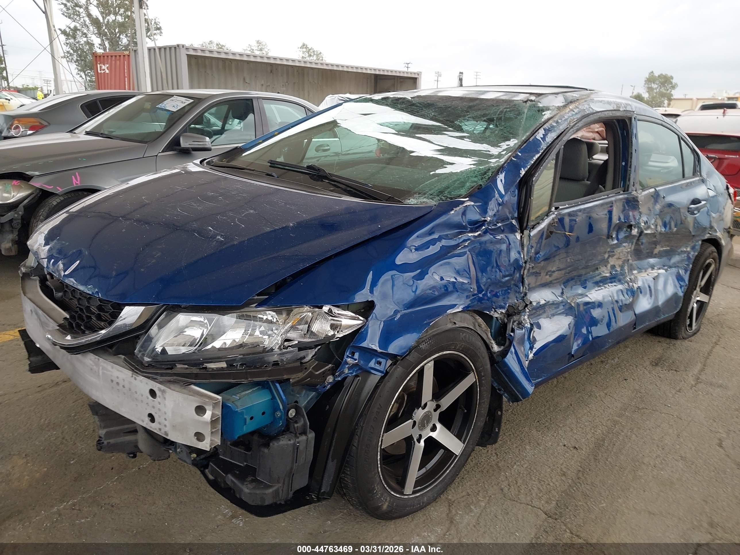 2014 Honda Civic Ex Blue vin: 19XFB2F82EE217531