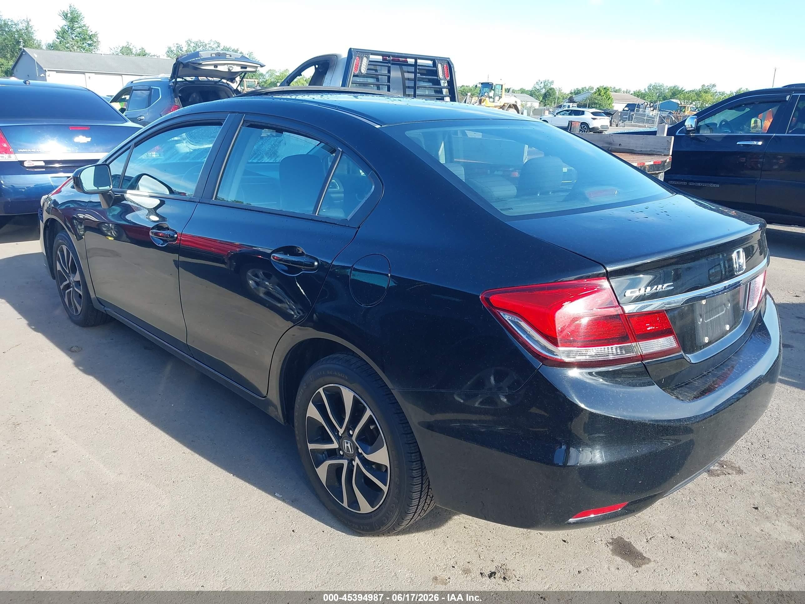 2015 Honda Civic Ex Black vin: 19XFB2F82FE004418