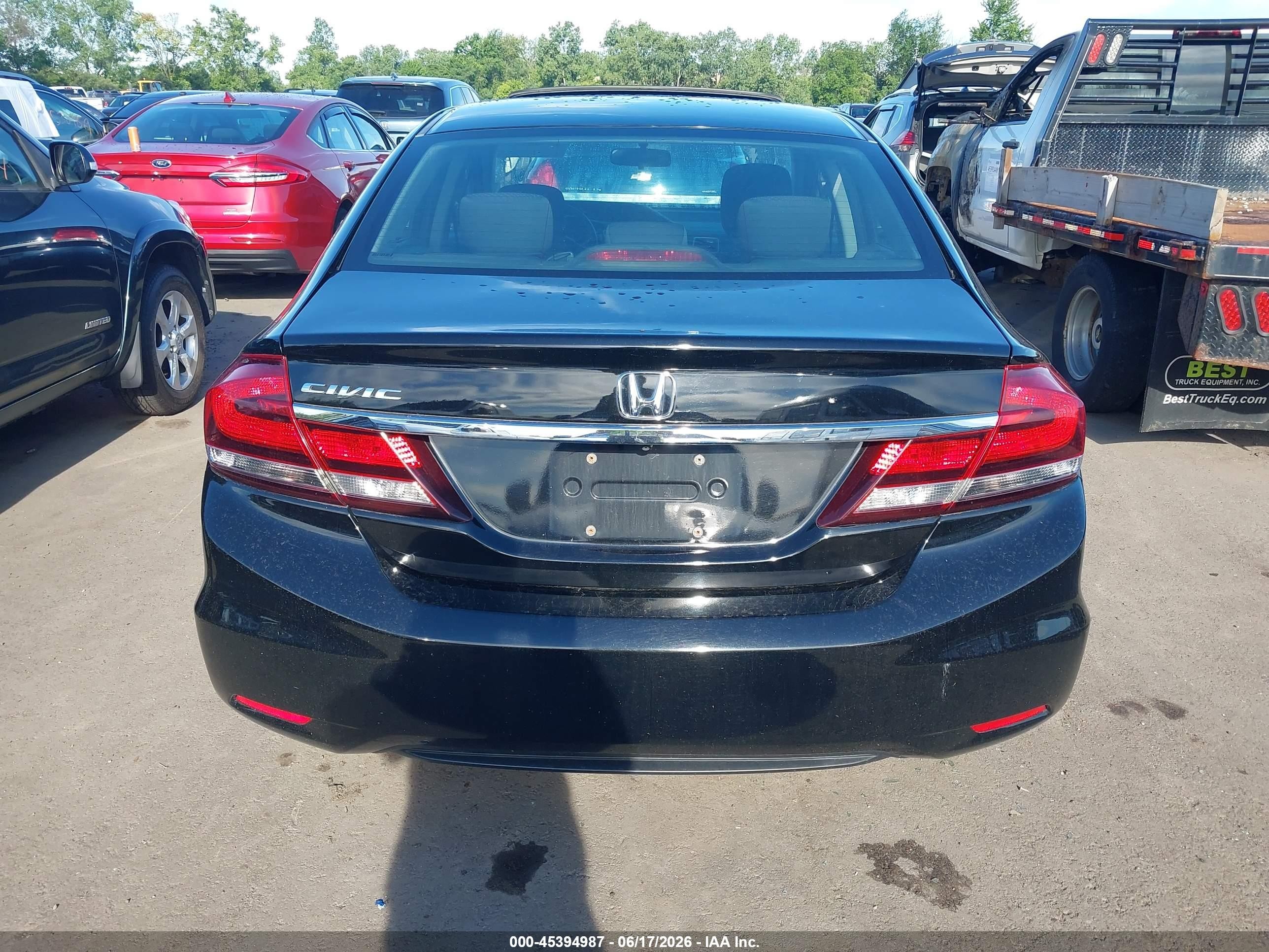 2015 Honda Civic Ex Black vin: 19XFB2F82FE004418